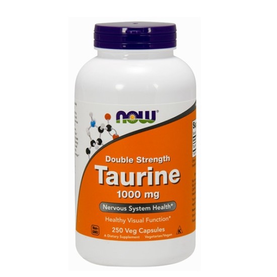 NOW Taurine 1000 мг / 250 капсули на супер цена