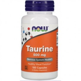 NOW Taurine 500 мг / 100 капсули