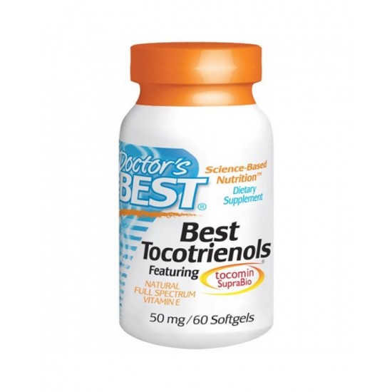 Doctor's Best Tocotrienols 50 мг / 60 гел капсули на супер цена