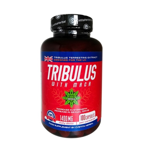 Cvetita Herbal Tribulus with Maca / 100 капсули на изгодни цени Cvetita Herbal Tribulus with Maca / 100 капсули на супер цена