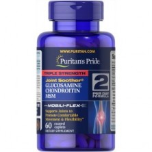 Puritan's Pride TR.STR. GLUCOSAMINE, CHONDROITIN & MSM JOINT SOOTHER / 60 tabs