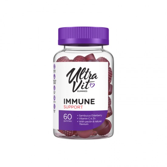 UltraVit Gummies Immune Support - Имуностимулатор 60 дъвчащи таблетки на супер цена