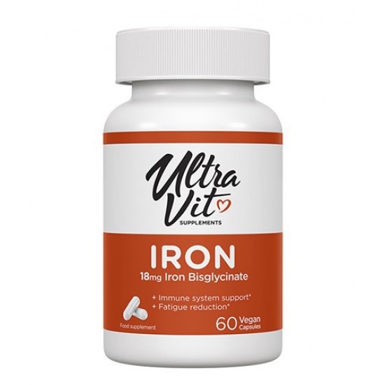 UltraVit Iron 18 mg - 60 vcaps на супер цена