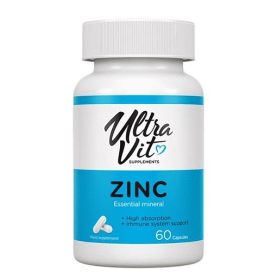 UltraVit Zinc 25 mg - 60 caps на изгодни цени UltraVit Zinc 25 mg - 60 caps на супер цена