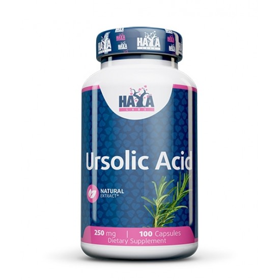 Haya Labs Ursolic Acid 250 мг / 100 капсули на супер цена