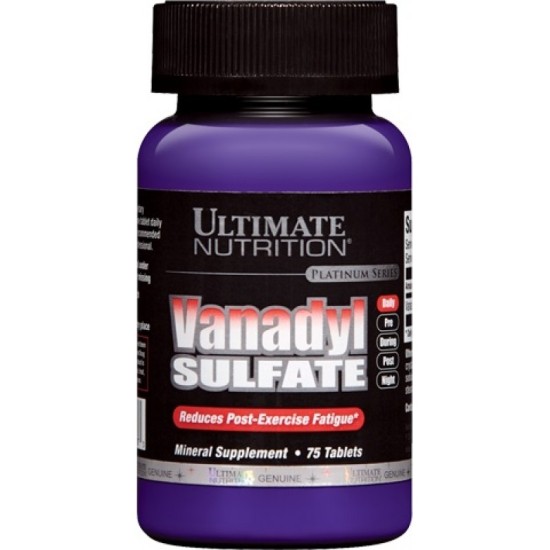 Ultimate Nutrition Vanadyl Sulfate 10 мг 75 таблетки на супер цена