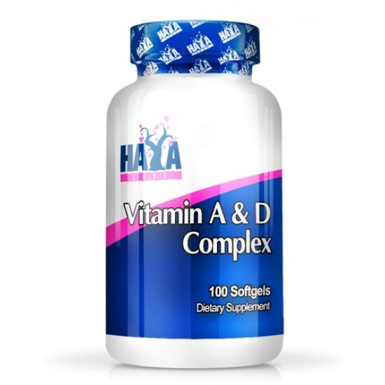 Haya Labs Vitamin A & D Complex / 100 гел капсули