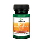 Swanson Vitamin B-12 Methylcobalamin - Cherry Flavored / 60 таблетки на супер цена