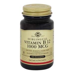 Solgar Vitamin B12 1000 mcg, 100 nuggets