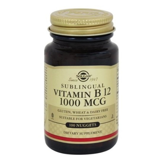 Solgar Vitamin B12 1000 mcg, 100 nuggets на супер цена