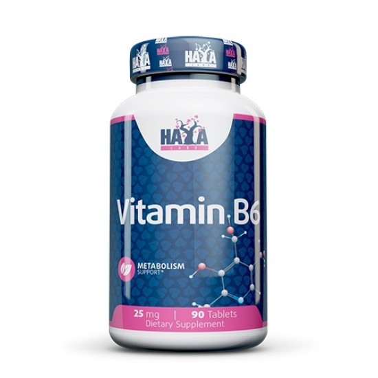 Haya Labs Vitamin B6 / 25 мг / 90  таблетки на супер цена