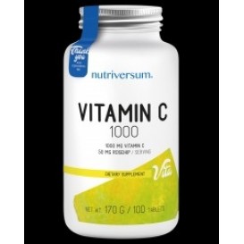 Nutriversum Vitamin C 1000 | with Rose Hips - 100 tabs / 100 servs