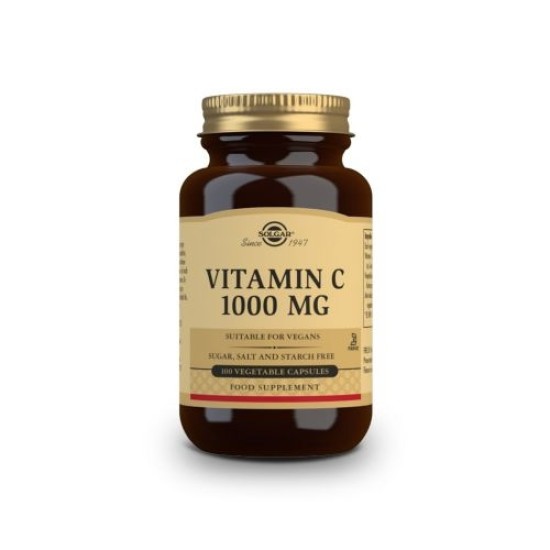 Solgar Vitamin C 1000 Mg Vegetable Capsules, 100 vcaps на изгодни цени Solgar Vitamin C 1000 Mg Vegetable Capsules, 100 vcaps на супер цена