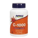 NOW Vitamin C-1000 /Sustained Release with Rose Hips/ 250 Tabs. на супер цена