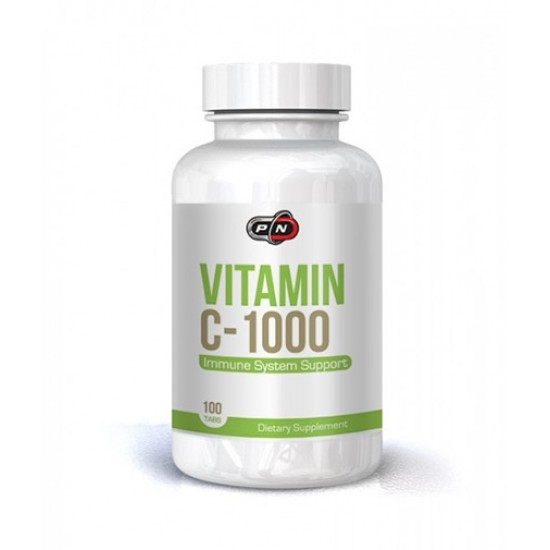 Pure Nutrition Vitamin C 1000mg. + Rose Hips / 100 таблетки на супер цена