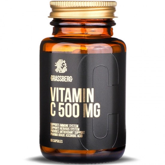 Grassberg Vitamin C 500 мг / 60 капсули на супер цена