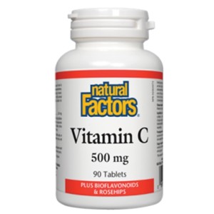 Natural Factors Vitamin C 500 мг / 90 таблетки Natural Factors Vitamin C 500 мг / 90 таблетки