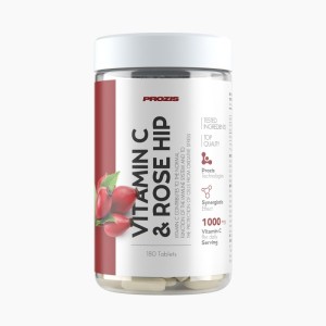Prozis Sport Vitamin C 500mg + Rosehip 180 таблетки Prozis Sport Vitamin C 500mg + Rosehip 180 таблетки