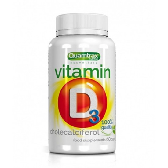 Quamtrax Vitamin D3 / 60 Caps.QN на супер цена