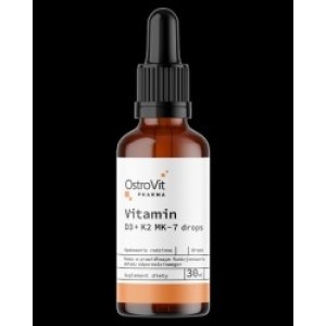 OstroVit Vitamin D3 + K2 MK-7 Drops / 30 ml OstroVit Vitamin D3 + K2 MK-7 Drops / 30 ml