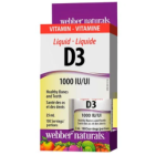 Webber Naturals Витамин D3 Течен 1000 IU x25 мл на супер цена
