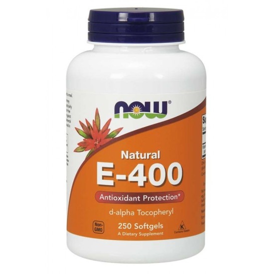 NOW VITAMIN E-400 IU - 250 ДРАЖЕТА на супер цена