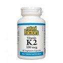 Natural Factors Vitamin K2 100 мг / 60 капсули на супер цена