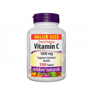 Webber Naturals Витамин С 1000 mg (с удължено освобождаване) x 150 таблетки Webber Naturals Витамин С 1000 mg (с удължено освобождаване) x 150 таблетки