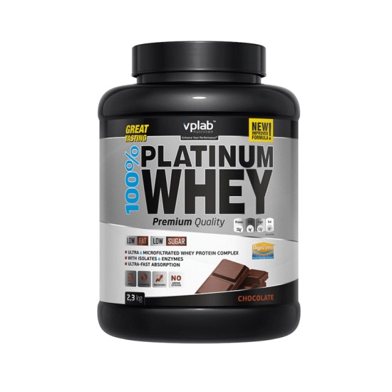 VPLaB VPLab 100% Platinum Whey - Суроватъчен Протеин 2300 гр на супер цена