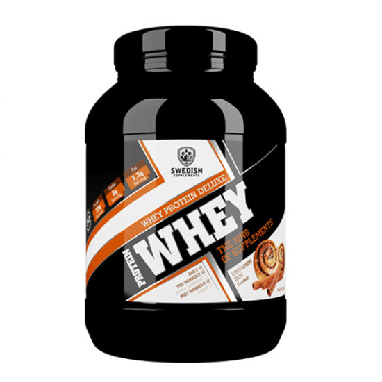 SWEDISH Supplements Whey Protein Deluxe 1000 гр / 30 Дози на супер цена