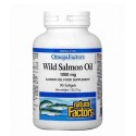 Natural Factors Wild Salmon Oil 1000mg / 90 Softgels на супер цена