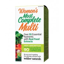 Webber Naturals Women's Most Complete Multi / 90 Vcaps