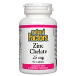 Natural Factors Zinc Chelate / 25 мг 90 таблетки на супер цена
