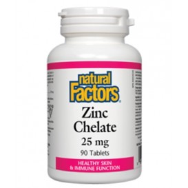 Natural Factors Zinc Chelate / 25 мг 90 таблетки