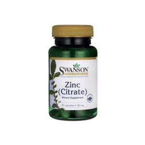 Swanson Zinc (citrate) 30 мг / 60 капсули
