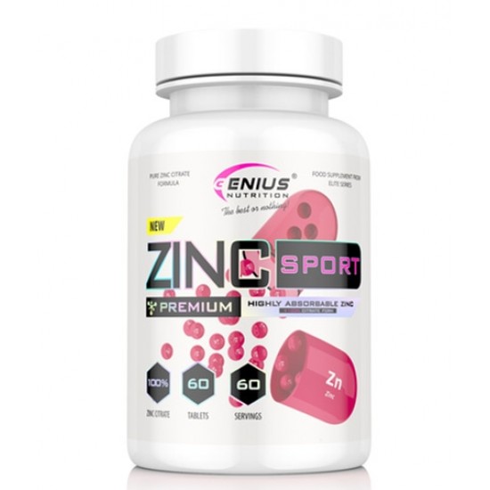 Genius Nutrition ZINC SPORT / 60 Tabs на супер цена