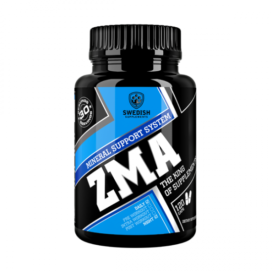 SWEDISH Supplements ZMA 120 капсули / 120 Дози на супер цена