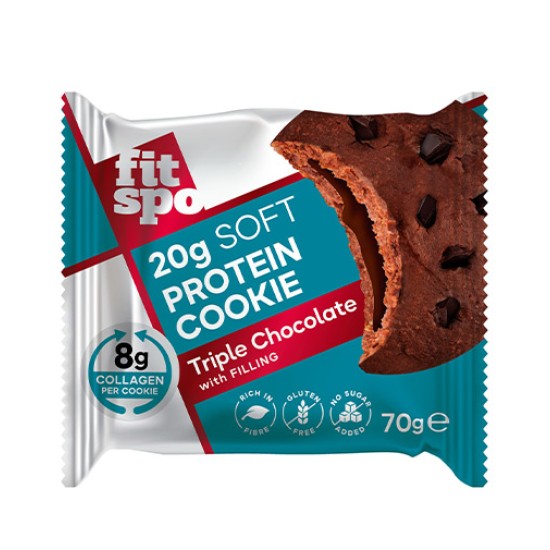 FitSpo Soft Protein Cookie / 10x70 гр на супер цена