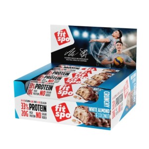 Fit Spo Crunchy Protein Bar White Almond & Coconut 12х60 гр