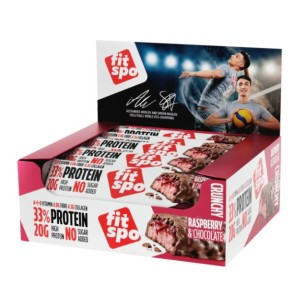 Fit Spo Crunchy Protein Bar Raspberry & Chocolate 12х60 гр