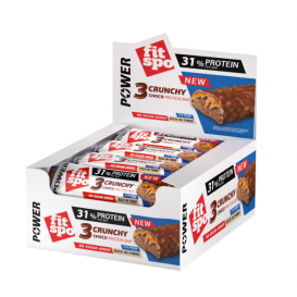 FitSpo Power Протеинов бар 31% протеин, 3Crunchy Choco, 12x50 гр