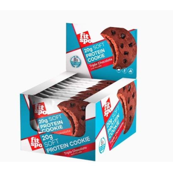 FitSpo Soft Protein Cookie / 10x70 гр на супер цена
