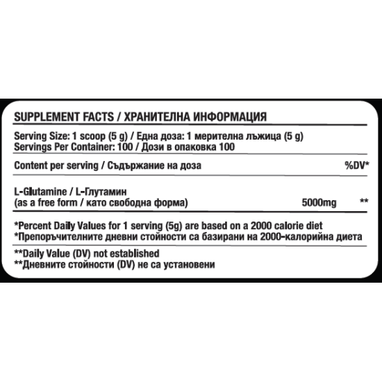 Fitholic Professional Pure Glutamine 500 грама / 100 дози на изгодни цени Fitholic Professional Pure Glutamine 500 грама / 100 дози на супер цена