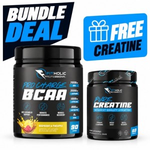 Fitholic Professional Pro Charge BCAA 90 servings  + Creatine Monohydrate 300 g FREE