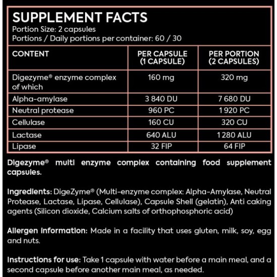 Forcelab Dygezyme 60 капсули на изгодни цени Forcelab Dygezyme 60 капсули на супер цена