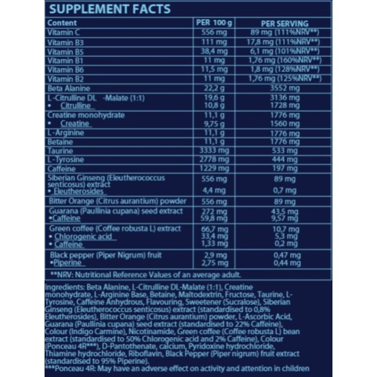Forcelab Pre-workout THE KING 480 гр на супер цена