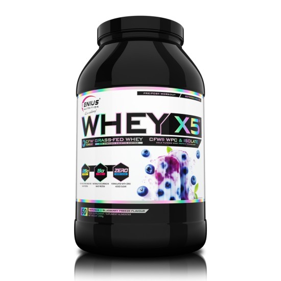 Genius Nutrition WHEY-X5 - 2 KG на изгодни цени Genius Nutrition WHEY-X5 - 2 KG на супер цена