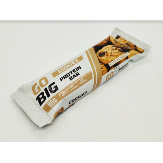 GO BIG protein bar cookies 90 гр на супер цена