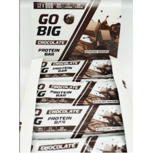 GO BIG protein bar chocolate 12x90 гр