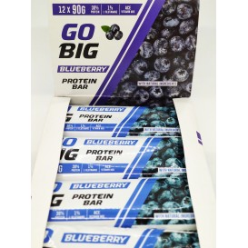 GO BIG protein bar blueberry 12x90 гр